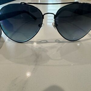 Burberry black aviator sunglasses